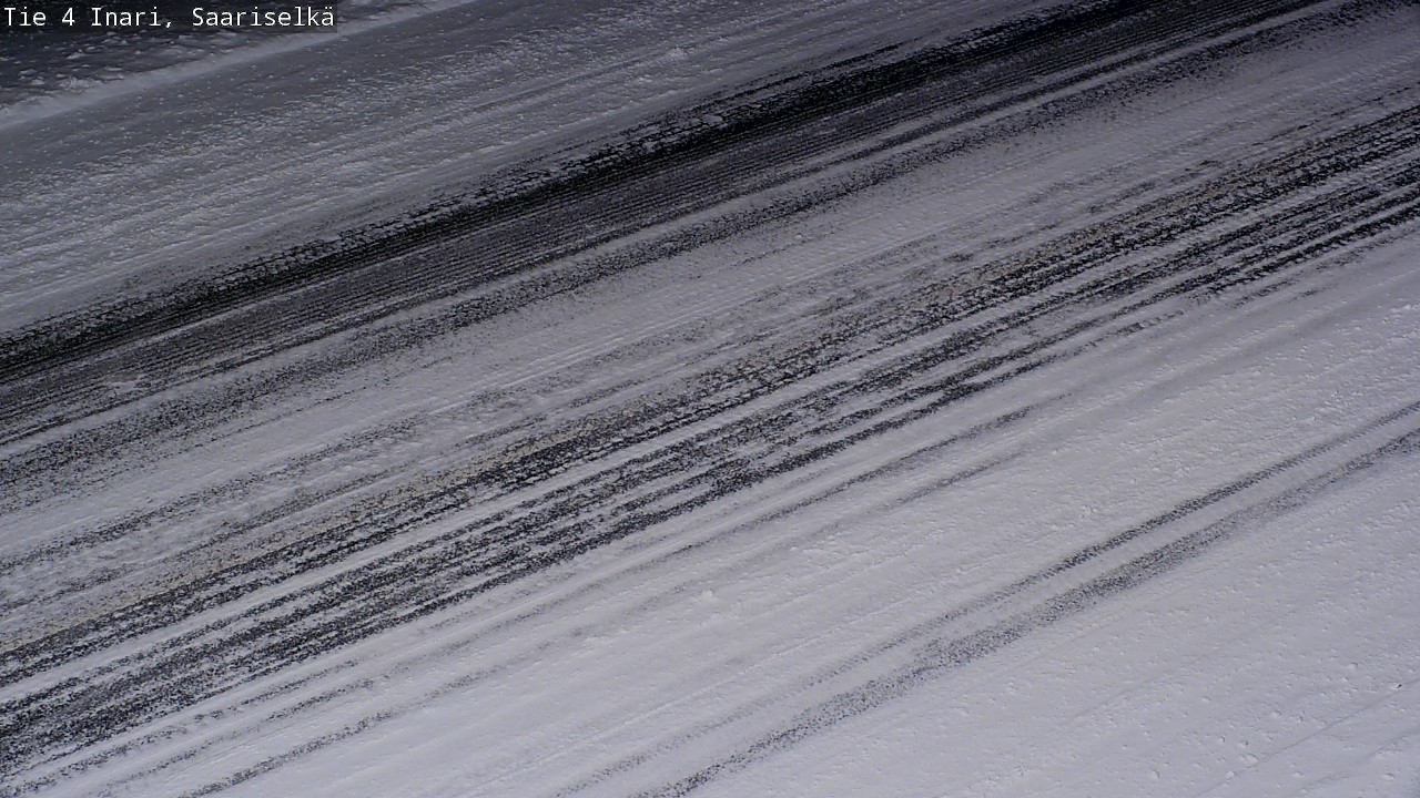 Weather Camera Image Väg 4 Enare, Saariselkä, Kaunispää, Inari, Lappi