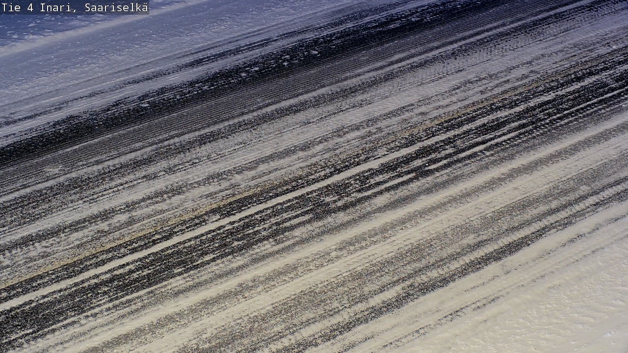 Weather Camera Image Väg 4 Enare, Saariselkä, Kaunispää, Inari, Lappi