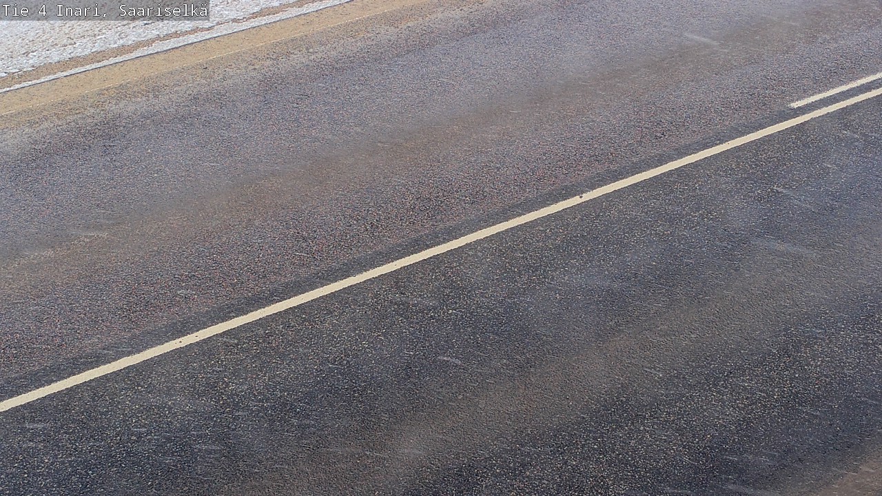 Weather Camera Image Road 4 Inari, Saariselkä, Kaunispää, Inari, Lappi