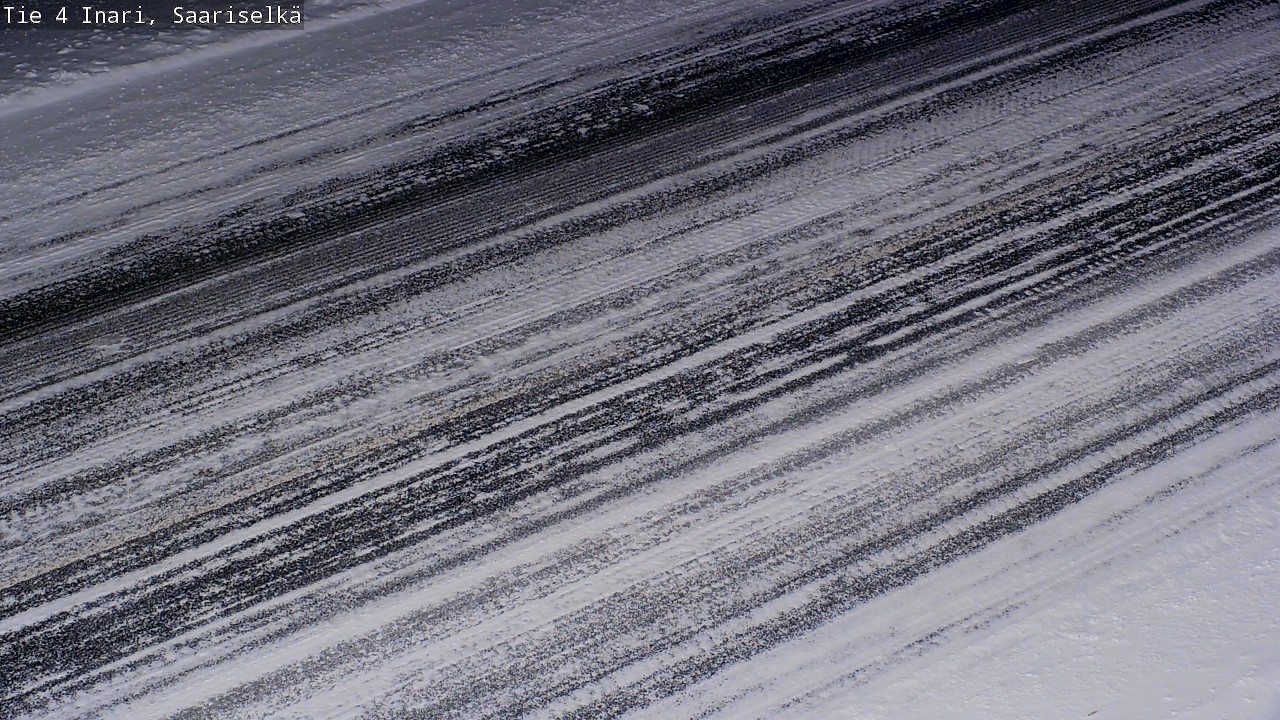 Weather Camera Image Väg 4 Enare, Saariselkä, Kaunispää, Inari, Lappi