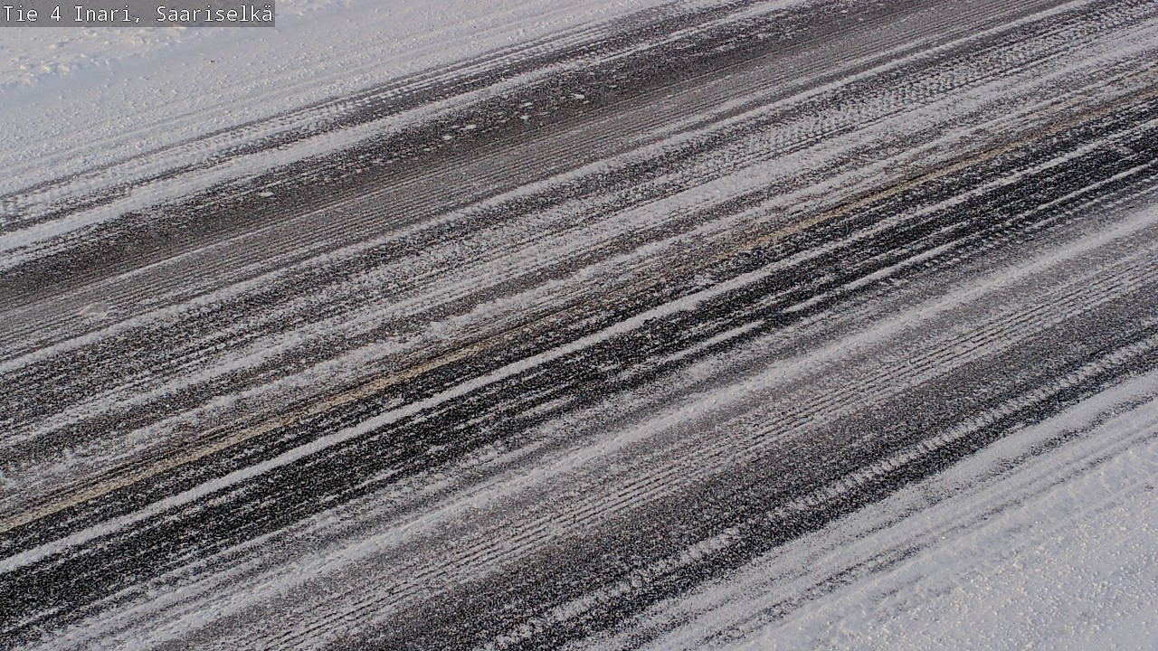 Weather Camera Image Väg 4 Enare, Saariselkä, Kaunispää, Inari, Lappi