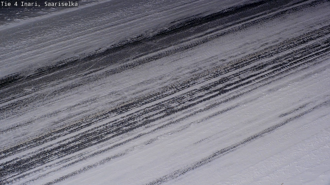 Weather Camera Image Väg 4 Enare, Saariselkä, Kaunispää, Inari, Lappi