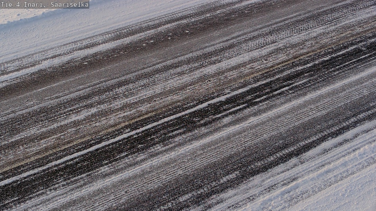 Weather Camera Image Väg 4 Enare, Saariselkä, Kaunispää, Inari, Lappi