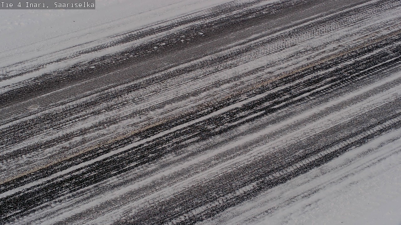 Weather Camera Image Väg 4 Enare, Saariselkä, Kaunispää, Inari, Lappi