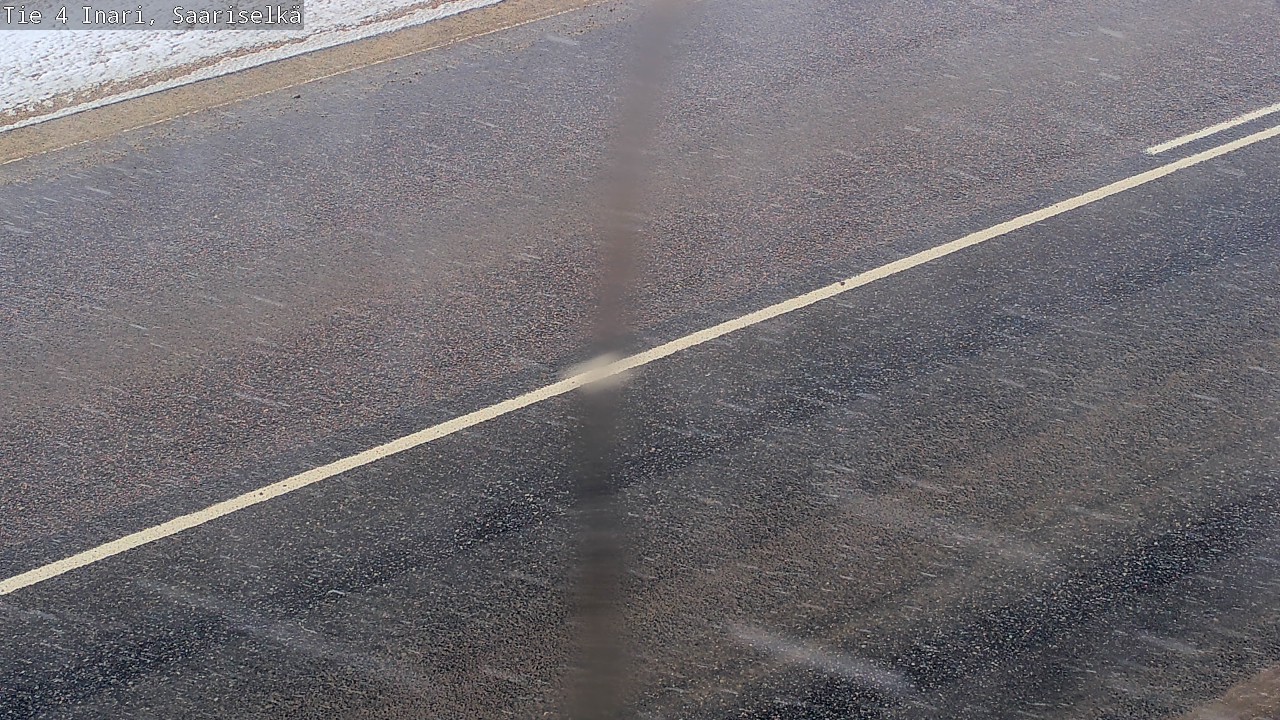 Weather Camera Image Road 4 Inari, Saariselkä, Kaunispää, Inari, Lappi