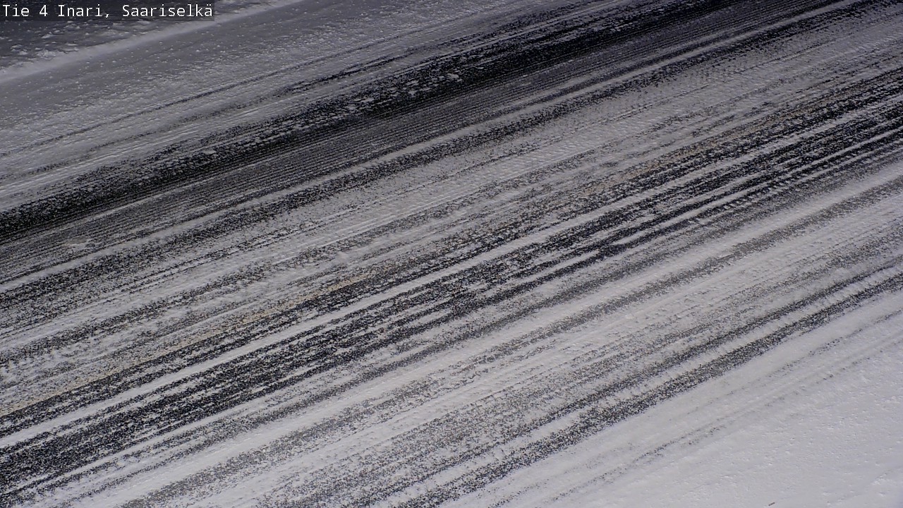 Weather Camera Image Väg 4 Enare, Saariselkä, Kaunispää, Inari, Lappi