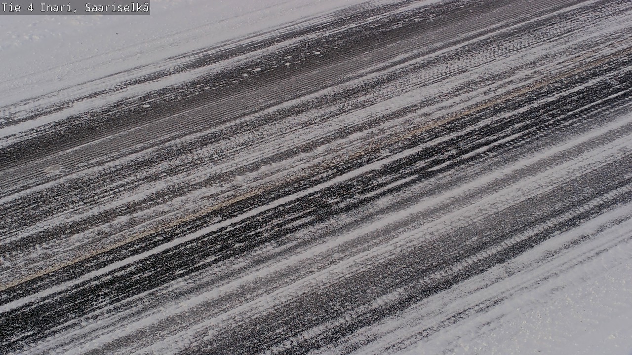 Weather Camera Image Väg 4 Enare, Saariselkä, Kaunispää, Inari, Lappi