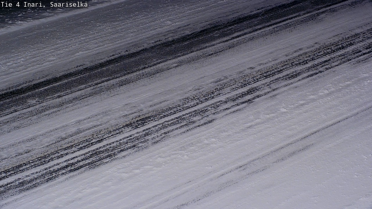 Weather Camera Image Väg 4 Enare, Saariselkä, Kaunispää, Inari, Lappi