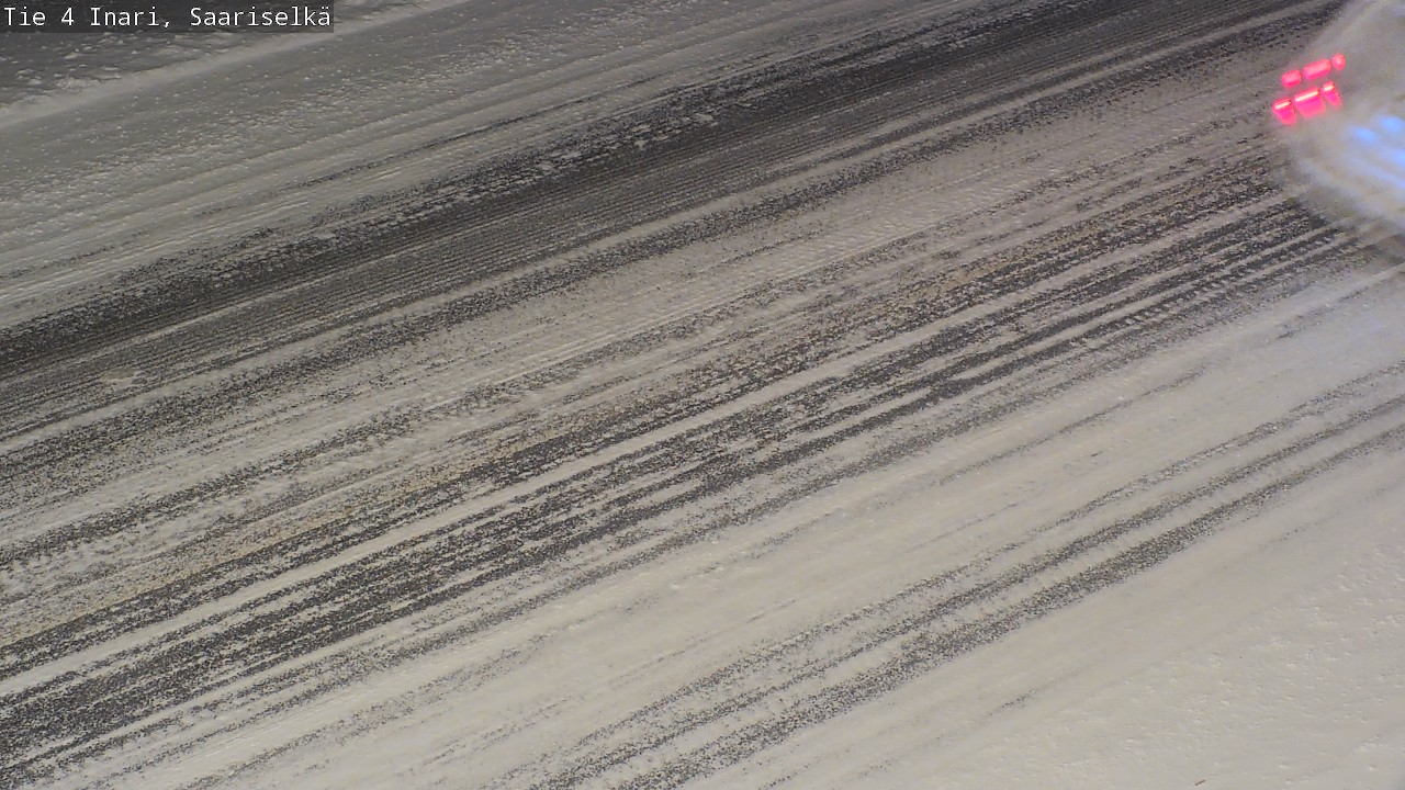 Weather Camera Image Väg 4 Enare, Saariselkä, Kaunispää, Inari, Lappi