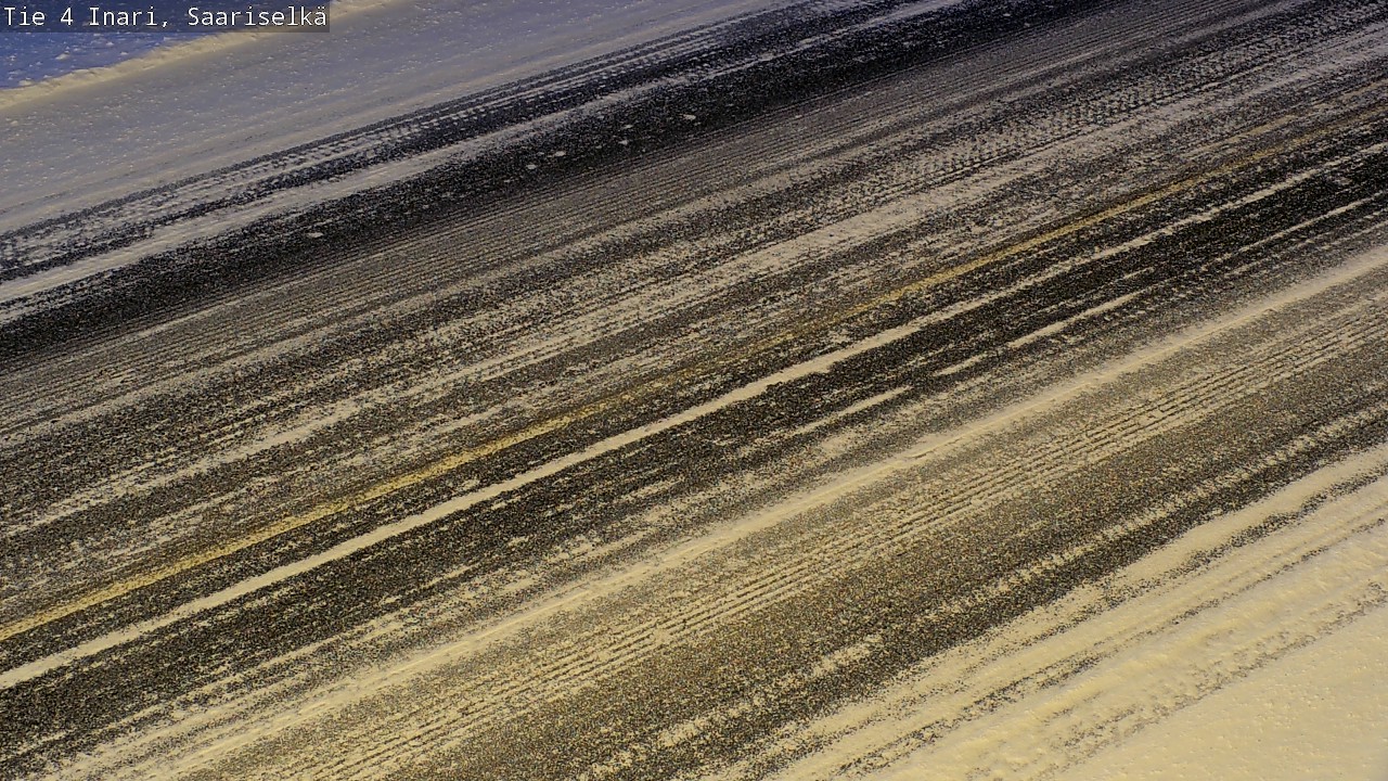 Weather Camera Image Road 4 Inari, Saariselkä, Kaunispää, Inari, Lappi