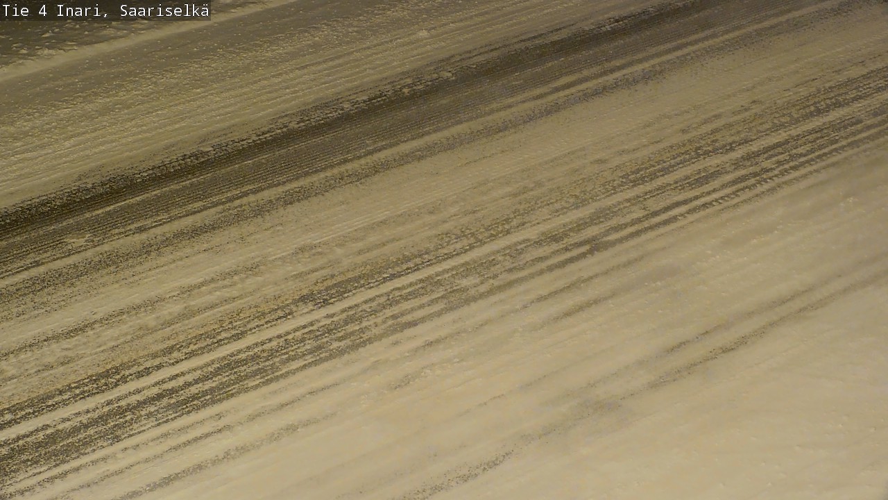 Weather Camera Image Väg 4 Enare, Saariselkä, Kaunispää, Inari, Lappi