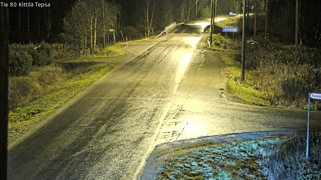 Kelikamerat Kuva Tie 80 Kittilä, Tepsa, Kittilä, Lappi