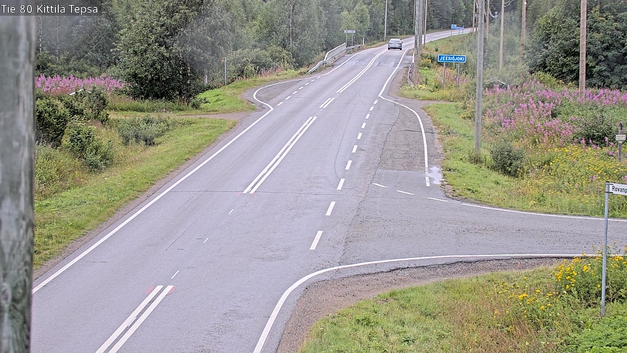 Kelikamerat Kuva Tie 80 Kittilä, Tepsa, Kittilä, Lappi