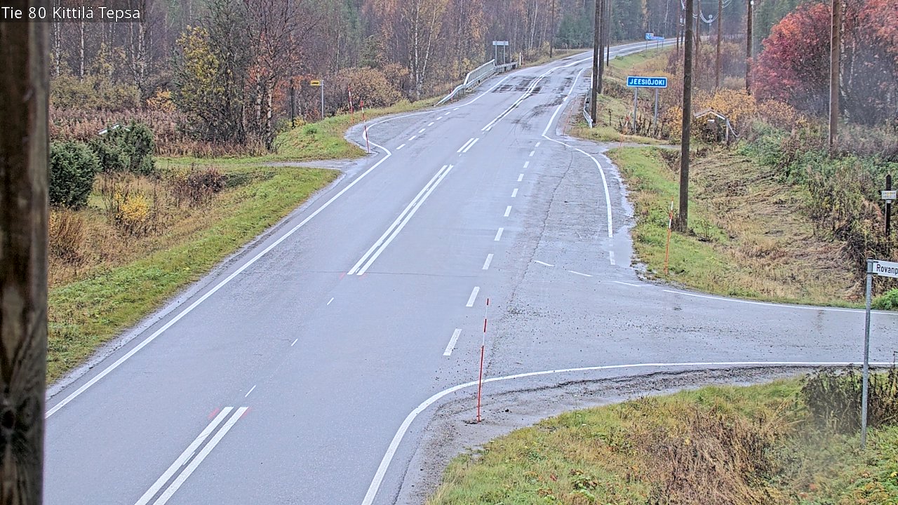 Weather Camera Image Väg 80 Kittilä, Tepsa, Kittilä, Lappi