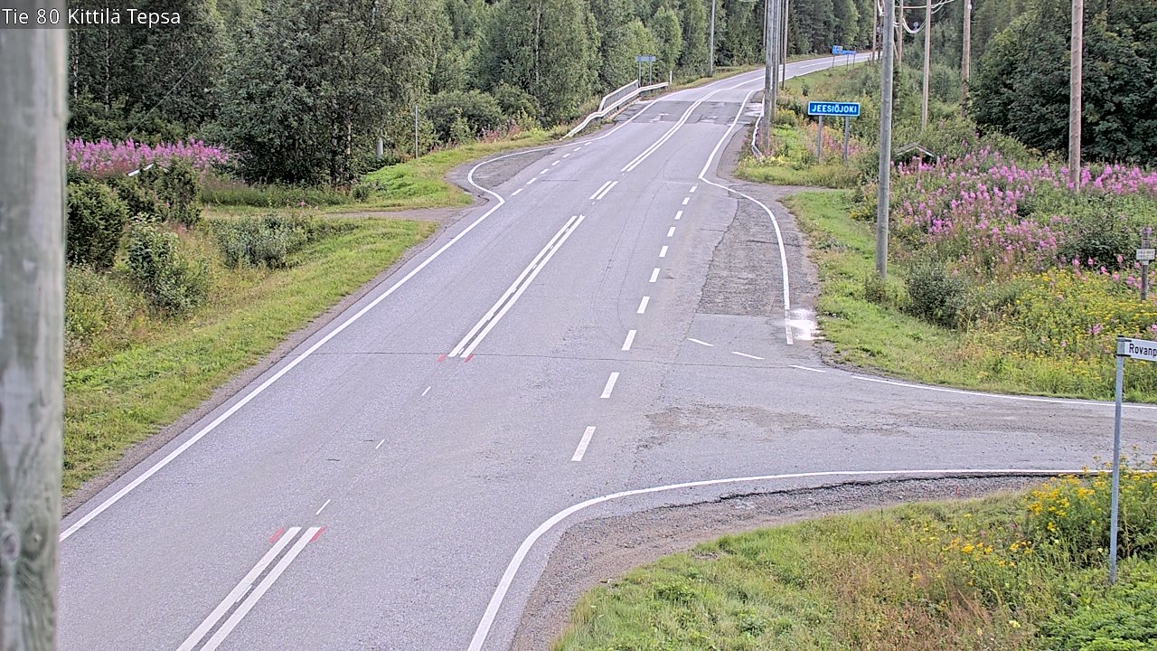 Kelikamerat Kuva Tie 80 Kittilä, Tepsa, Kittilä, Lappi