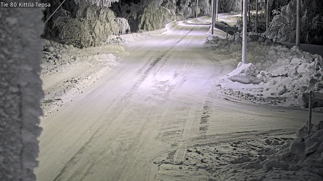 Kelikamerat Kuva Tie 80 Kittilä, Tepsa, Kittilä, Lappi