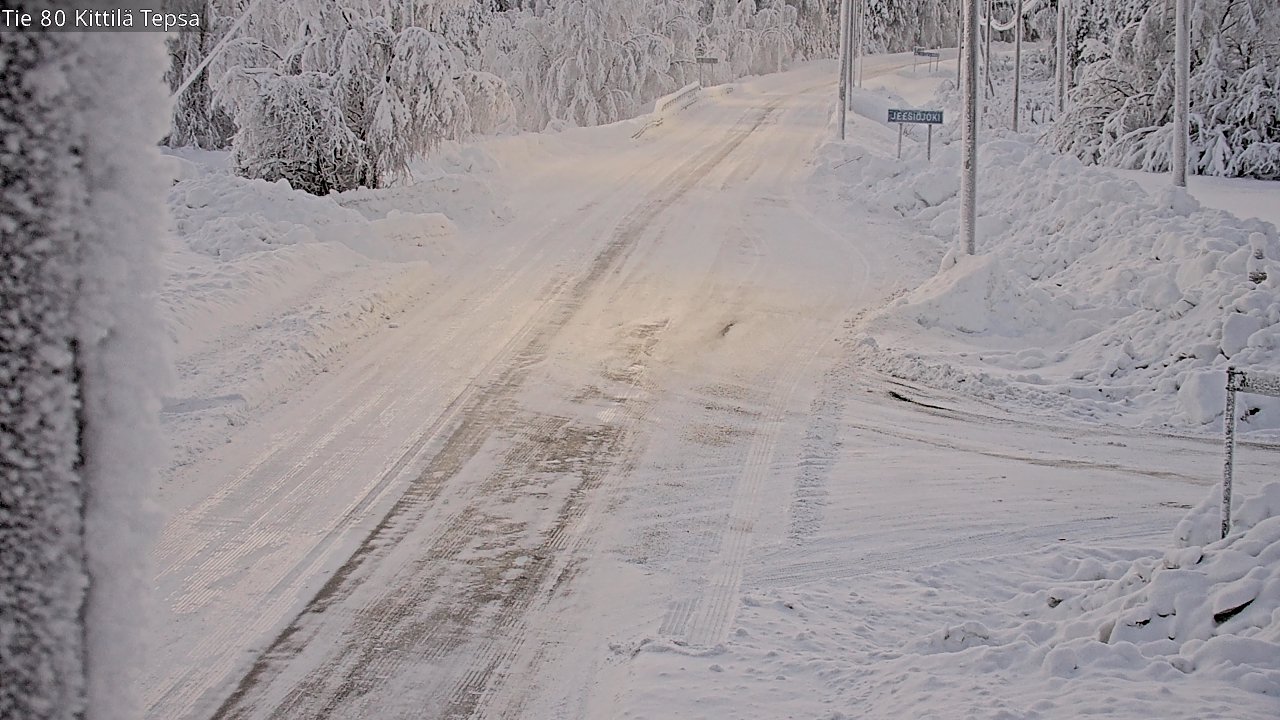 Kelikamerat Kuva Tie 80 Kittilä, Tepsa, Kittilä, Lappi