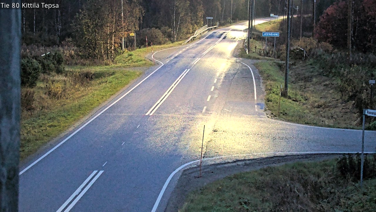 Kelikamerat Kuva Tie 80 Kittilä, Tepsa, Kittilä, Lappi