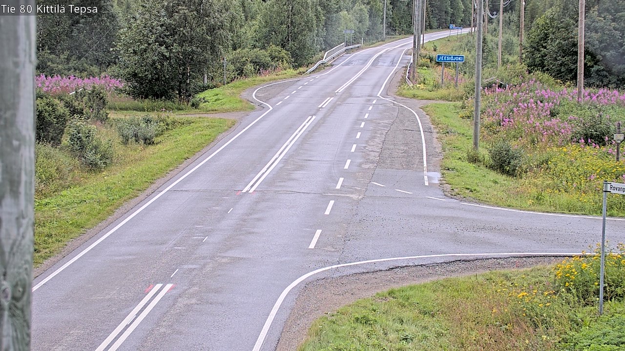 Kelikamerat Kuva Tie 80 Kittilä, Tepsa, Kittilä, Lappi