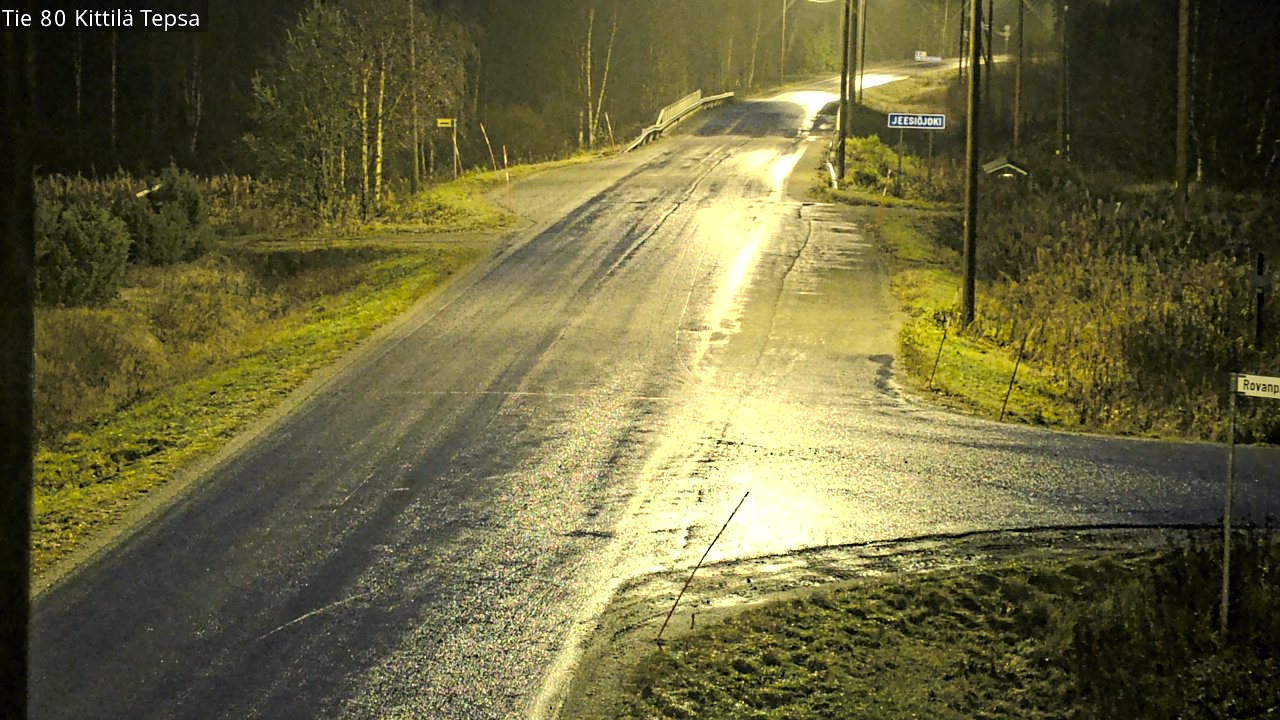 Kelikamerat Kuva Tie 80 Kittilä, Tepsa, Kittilä, Lappi