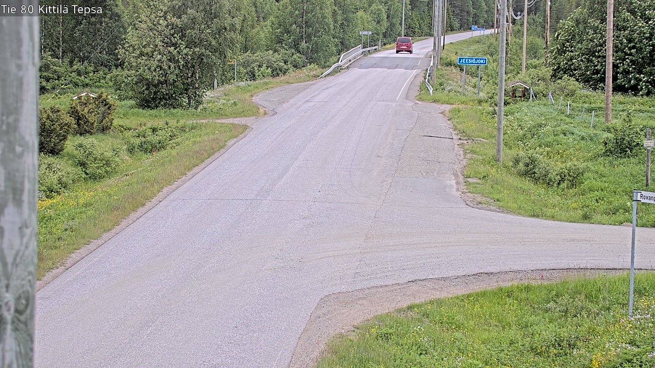 Kelikamerat Kuva Tie 80 Kittilä, Tepsa, Kittilä, Lappi