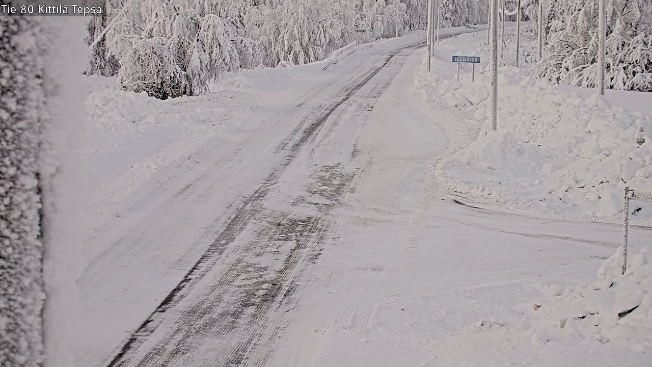 Kelikamerat Kuva Tie 80 Kittilä, Tepsa, Kittilä, Lappi