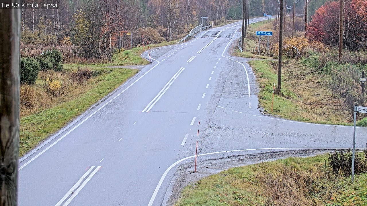 Weather Camera Image Road 80 Kittilä, Tepsa, Kittilä, Lappi