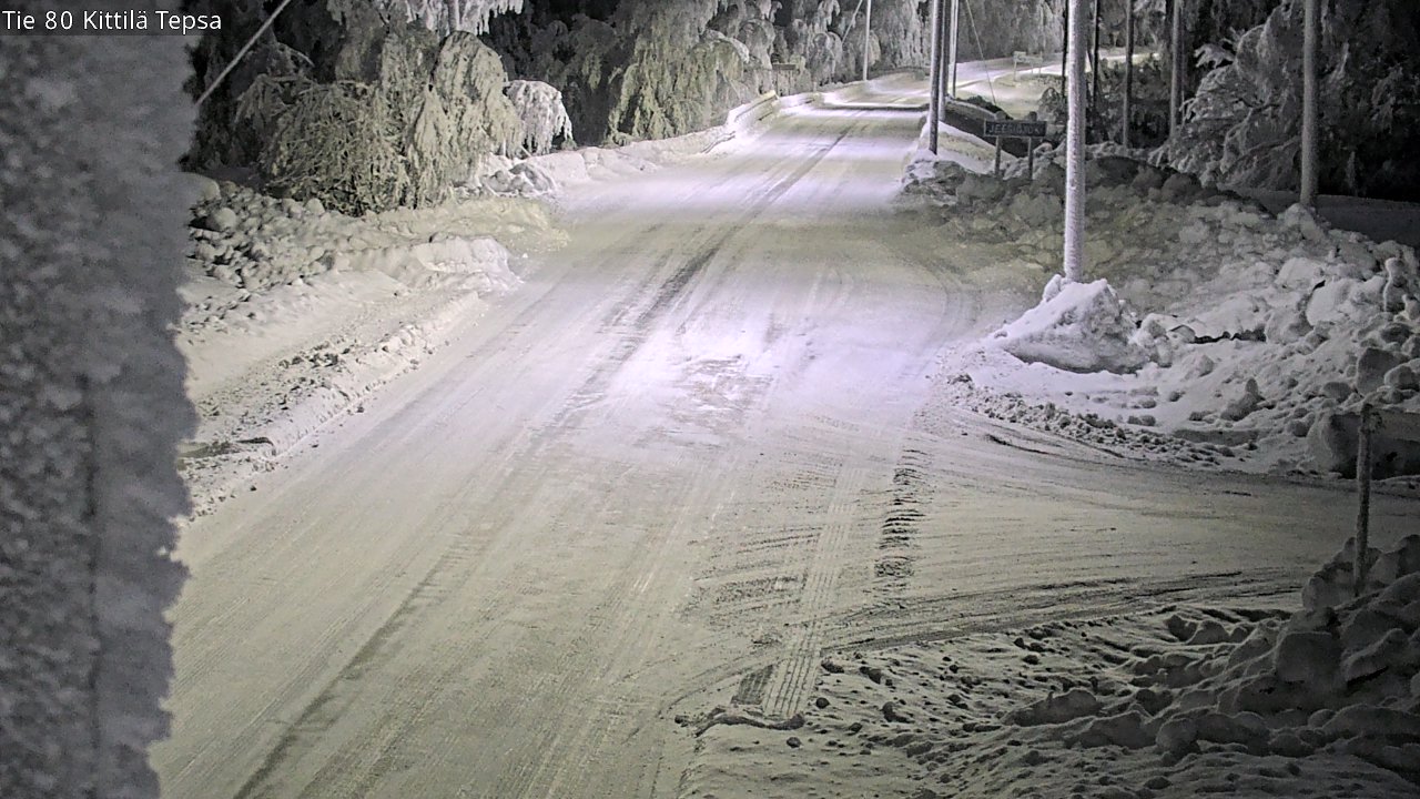 Kelikamerat Kuva Tie 80 Kittilä, Tepsa, Kittilä, Lappi