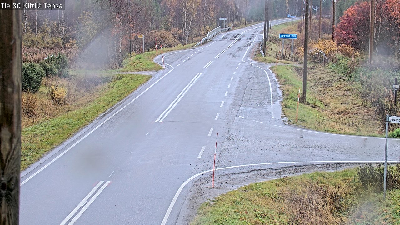 Weather Camera Image Road 80 Kittilä, Tepsa, Kittilä, Lappi