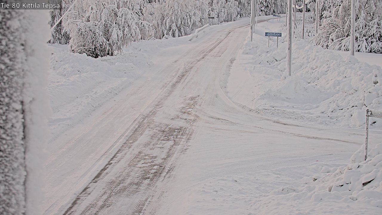 Kelikamerat Kuva Tie 80 Kittilä, Tepsa, Kittilä, Lappi