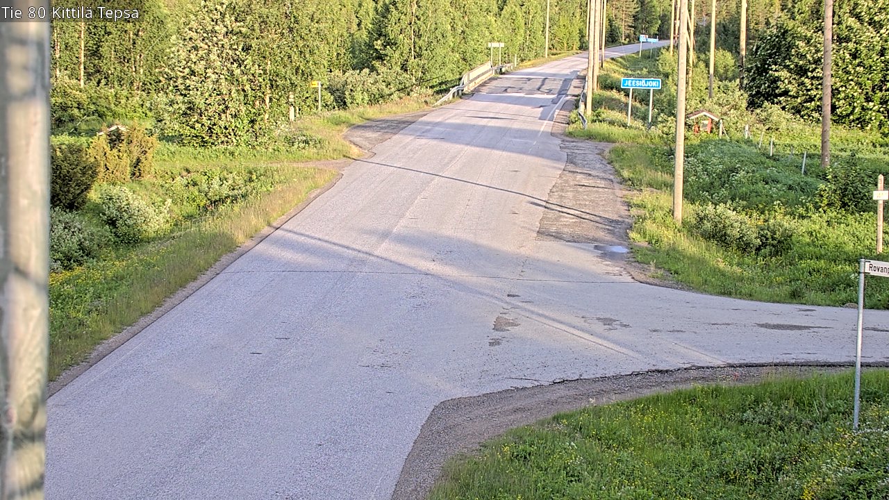 Kelikamerat Kuva Tie 80 Kittilä, Tepsa, Kittilä, Lappi