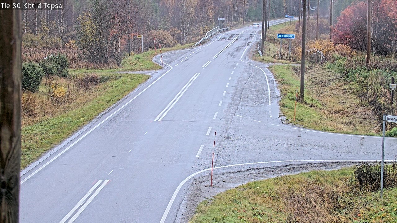 Weather Camera Image Road 80 Kittilä, Tepsa, Kittilä, Lappi