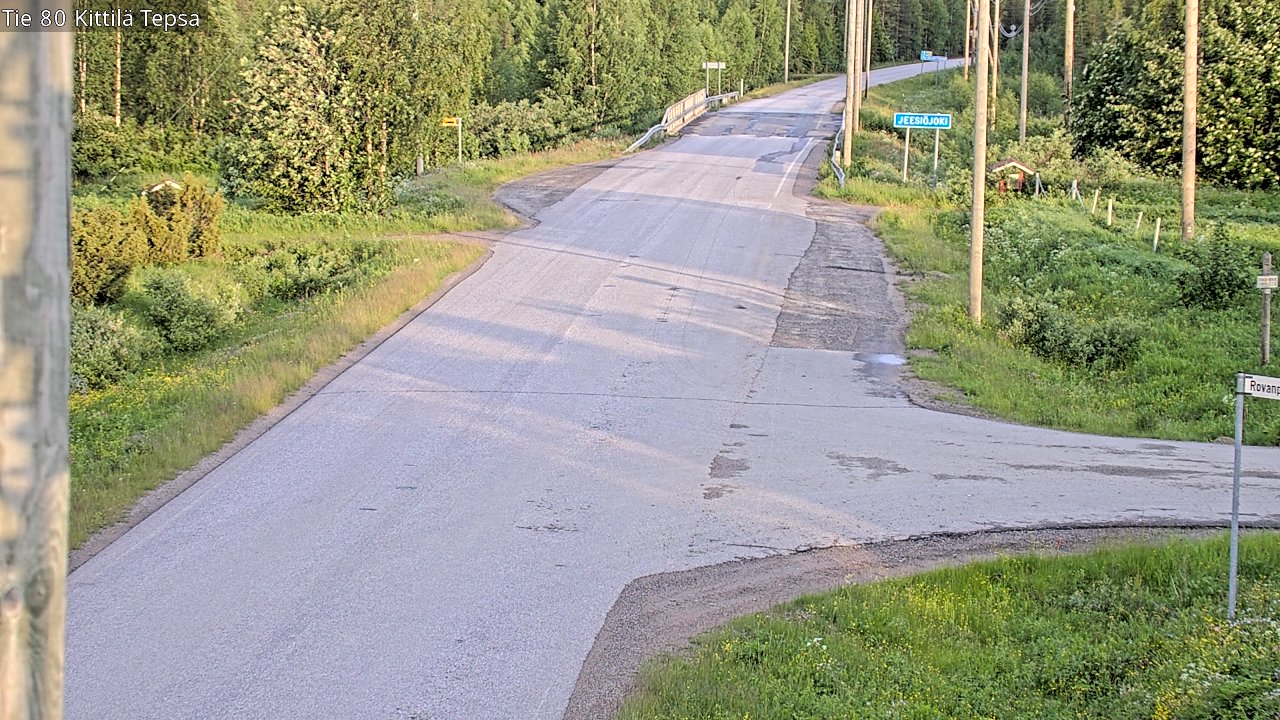 Kelikamerat Kuva Tie 80 Kittilä, Tepsa, Kittilä, Lappi