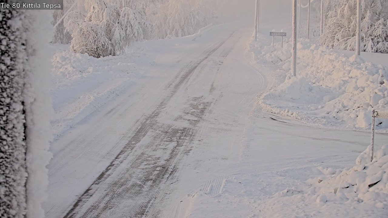 Kelikamerat Kuva Tie 80 Kittilä, Tepsa, Kittilä, Lappi