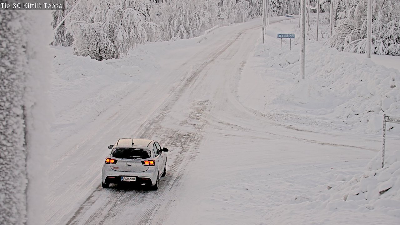 Kelikamerat Kuva Tie 80 Kittilä, Tepsa, Kittilä, Lappi