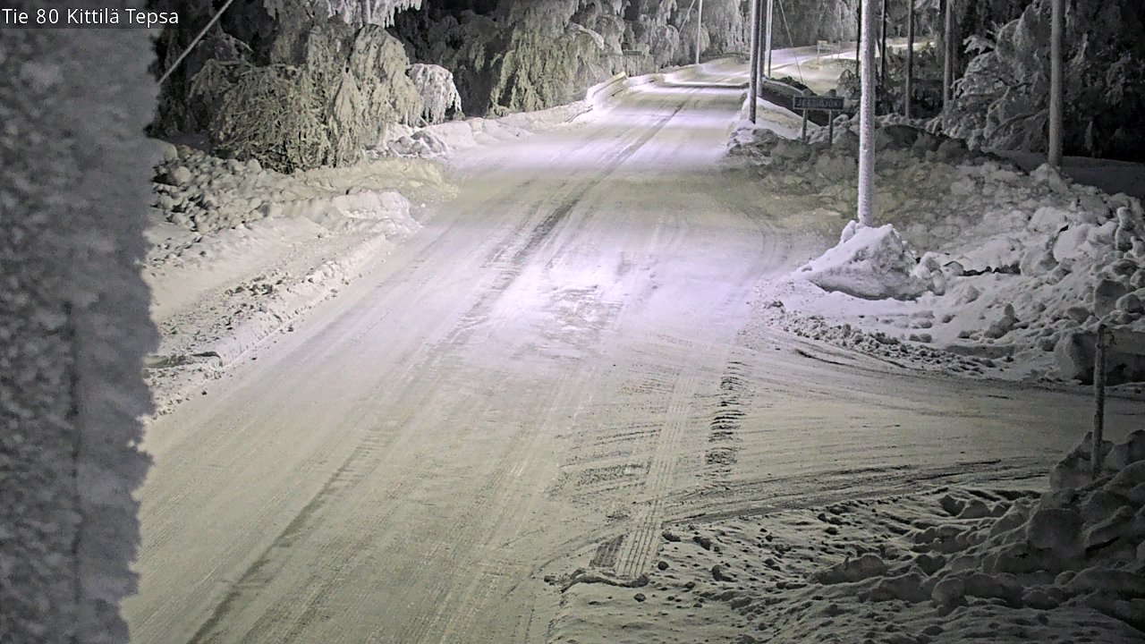 Kelikamerat Kuva Tie 80 Kittilä, Tepsa, Kittilä, Lappi