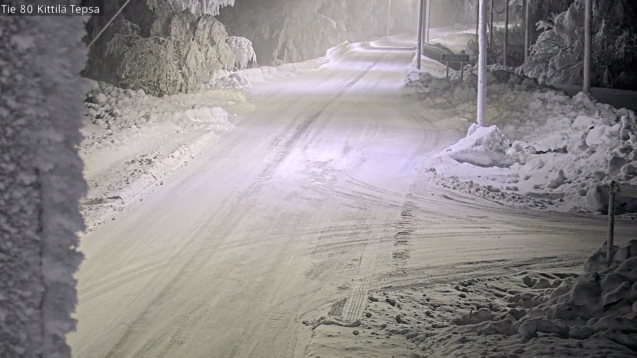 Kelikamerat Kuva Tie 80 Kittilä, Tepsa, Kittilä, Lappi