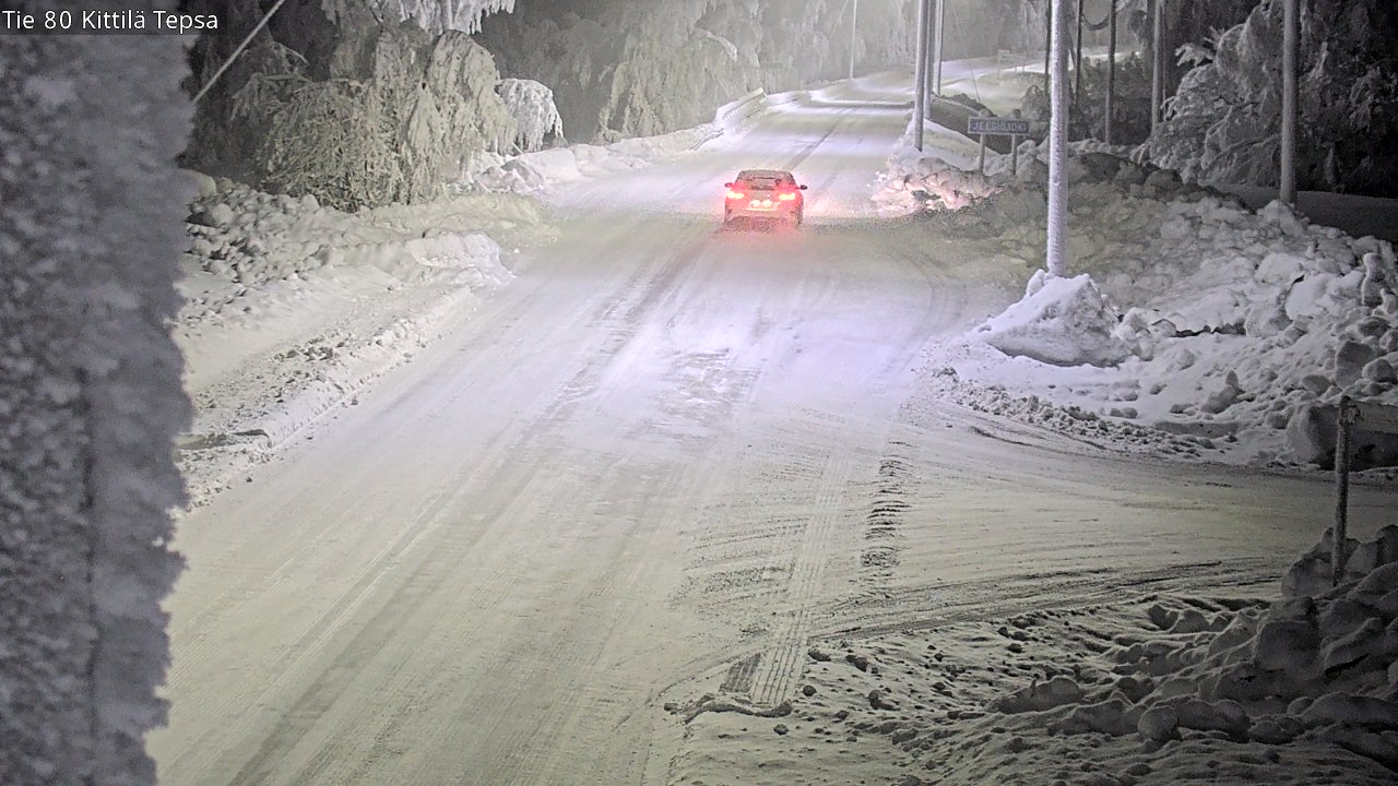 Kelikamerat Kuva Tie 80 Kittilä, Tepsa, Kittilä, Lappi