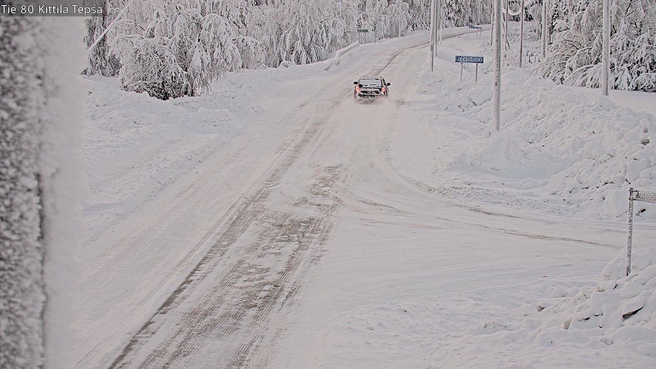 Kelikamerat Kuva Tie 80 Kittilä, Tepsa, Kittilä, Lappi
