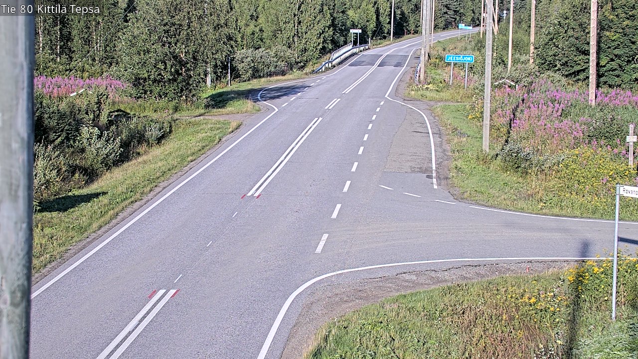Weather Camera Image Road 80 Kittilä, Tepsa, Kittilä, Lappi