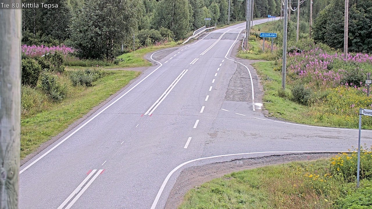 Kelikamerat Kuva Tie 80 Kittilä, Tepsa, Kittilä, Lappi