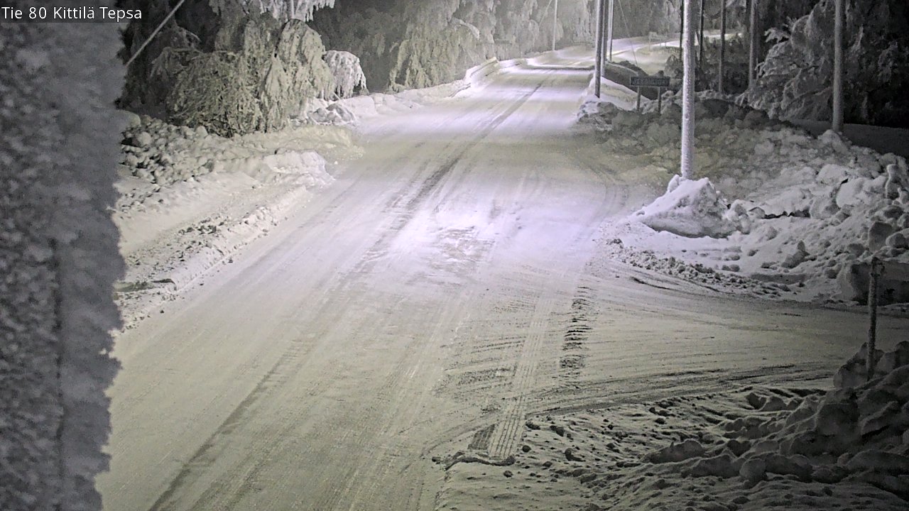 Kelikamerat Kuva Tie 80 Kittilä, Tepsa, Kittilä, Lappi