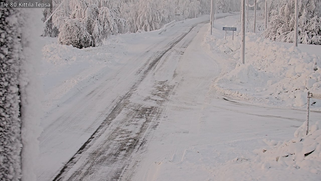 Kelikamerat Kuva Tie 80 Kittilä, Tepsa, Kittilä, Lappi
