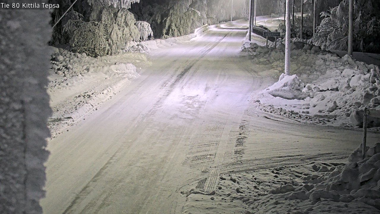 Kelikamerat Kuva Tie 80 Kittilä, Tepsa, Kittilä, Lappi