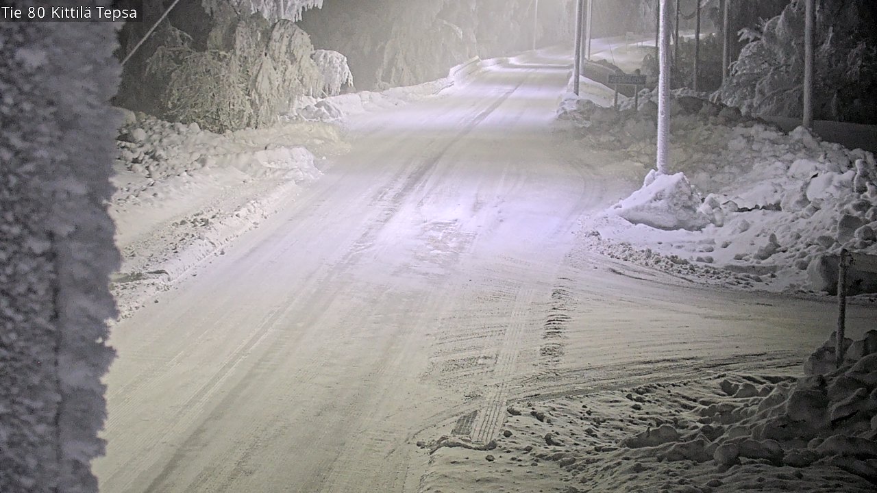 Kelikamerat Kuva Tie 80 Kittilä, Tepsa, Kittilä, Lappi