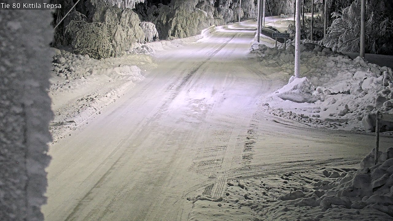 Kelikamerat Kuva Tie 80 Kittilä, Tepsa, Kittilä, Lappi