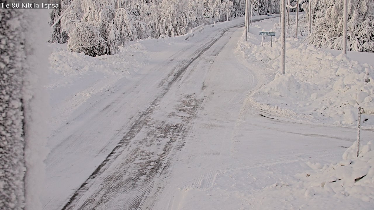 Kelikamerat Kuva Tie 80 Kittilä, Tepsa, Kittilä, Lappi