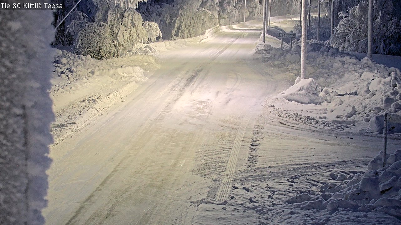 Kelikamerat Kuva Tie 80 Kittilä, Tepsa, Kittilä, Lappi