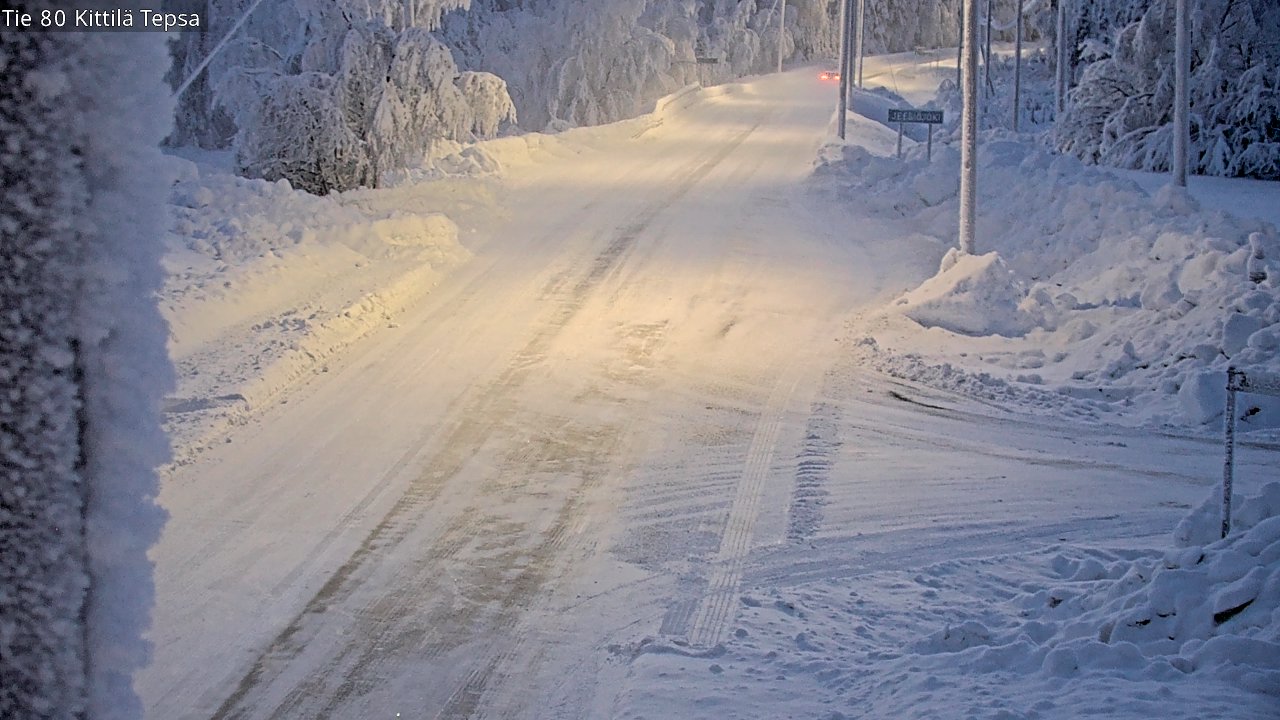 Kelikamerat Kuva Tie 80 Kittilä, Tepsa, Kittilä, Lappi