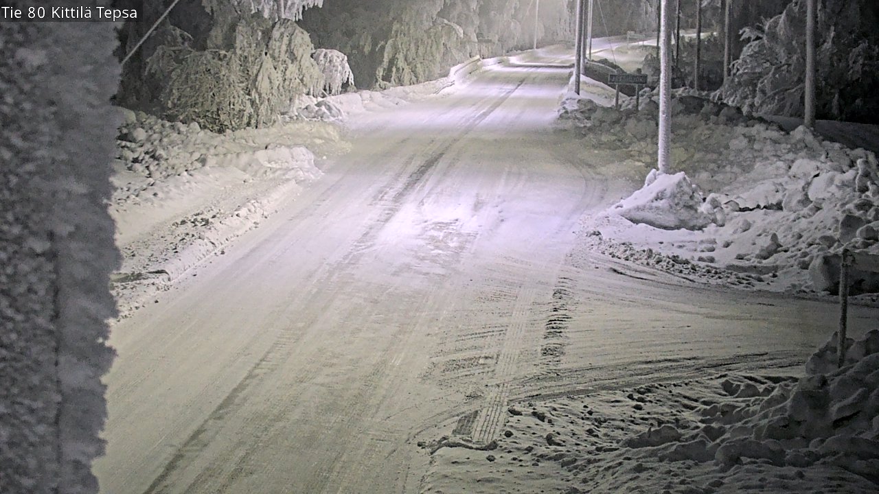 Kelikamerat Kuva Tie 80 Kittilä, Tepsa, Kittilä, Lappi